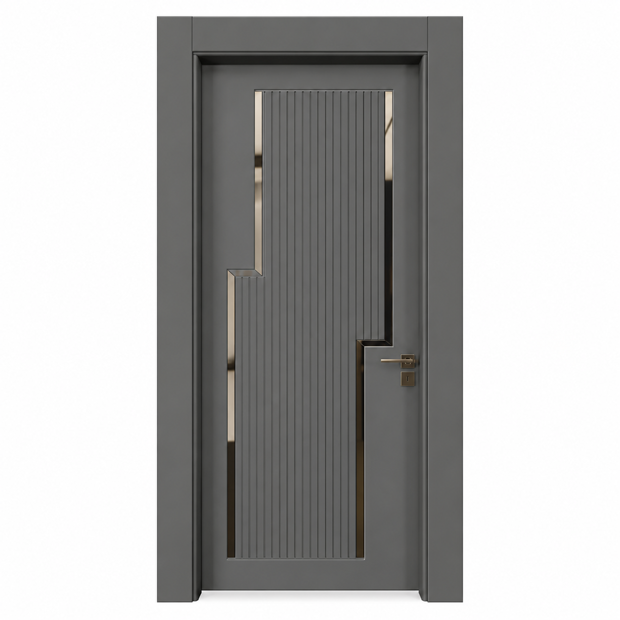 BY-6002V  Porte intérieure Laqué Vitrée